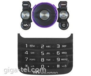 Sony Ericsson W395 keypad set dusky grey