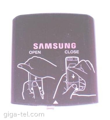 Samsung U900 battery cover pink