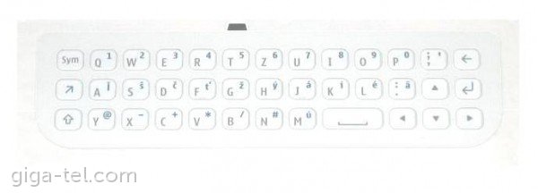 Nokia N97 mini keypad white Slovakia