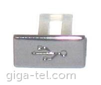Nokia 7230 USB door warm silver