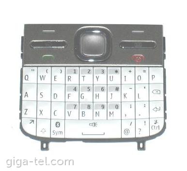 Nokia E5-00 keypad white - english