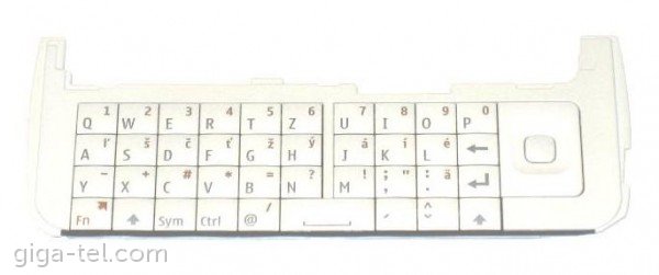 Nokia C6-00  keypad Slovak white