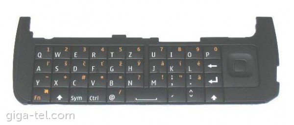 Nokia C6-00 QWERTZ keypad Slovak black