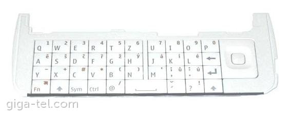 Nokia C6-00 QWERTZ keypad Czech white