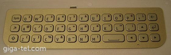 Nokia N97 mini keypad gold