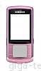 Samsung U900 front cover pink