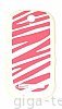 Samsung S3650 battery cover pink stripes