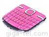 Nokia C3-00 keypad pink - english