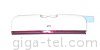 Nokia X6 Bottom cover white/pink