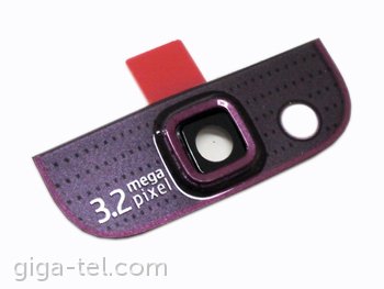 Nokia 3710f camera cover plum