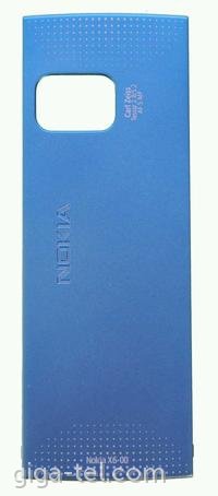 Nokia X6 8GB battery cover azure