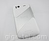 HTC Sensation battery cover white with volume key