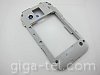 Samsung S5360 midle cover silver
