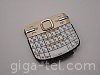 Nokia C3-00 keypad gold czech