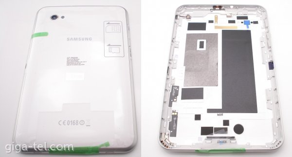 amsung P6200 full / back cover white