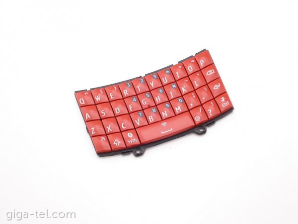 Nokia 303 keypad red english