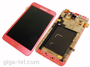 Samsung N7000 full LCD pink