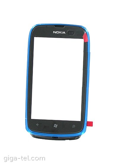 Nokia 610 front cover cyan