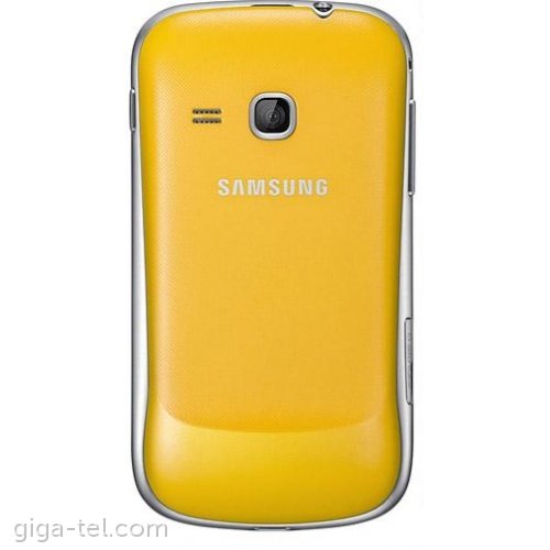 Samsung S6500 battery cover yellow