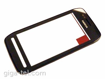 Nokia 603 front cover + touch black