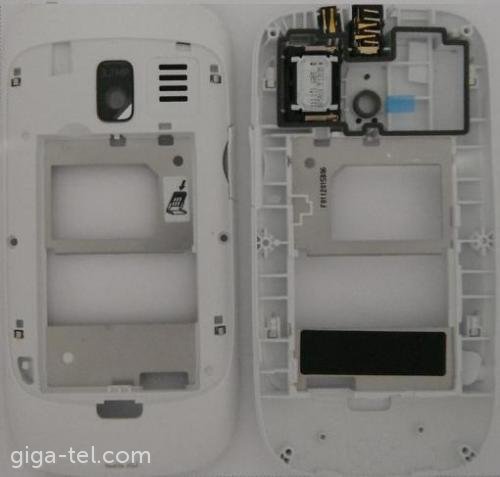 Nokia 302 middle cover white