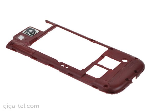 Samsung i9300 middle cover red