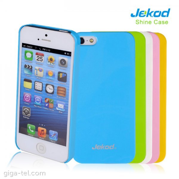 Jekod for iphone 5 shine case yellow