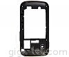 Samsung S5660 middle cover dark silver