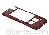 Samsung i9300 middle cover red