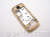 Nokia 308 middle cover gold