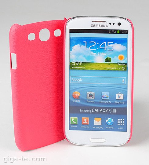 Jekod Samsung i9300 leather case red