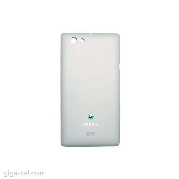 Sony Xperia Miro ST23i battery cover white