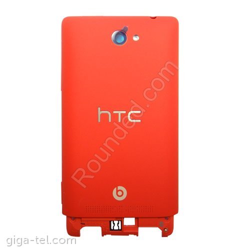 HTC 8S back cover orange / red