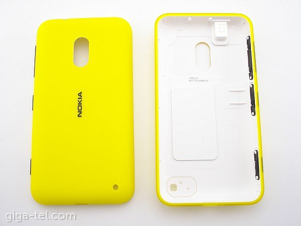 Nokia 620 battery cover yellow
