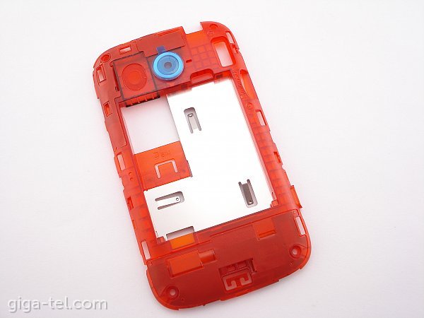 HTC Desire C middle cover red fro black