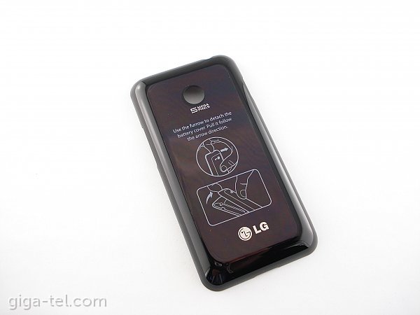 LG E720 battery cover black