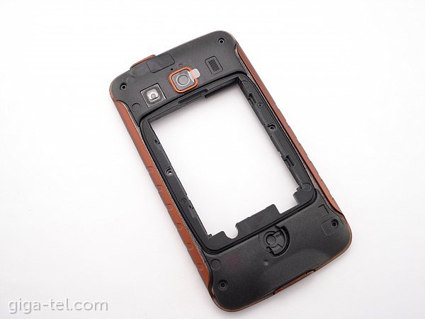 Samsung S5690 middle cover orange/black