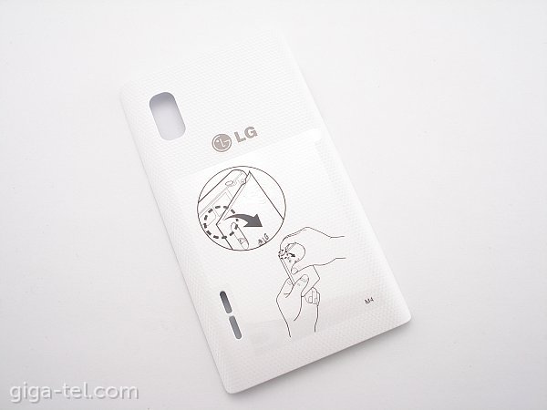 LG E610 battery cover white without NFC antenna