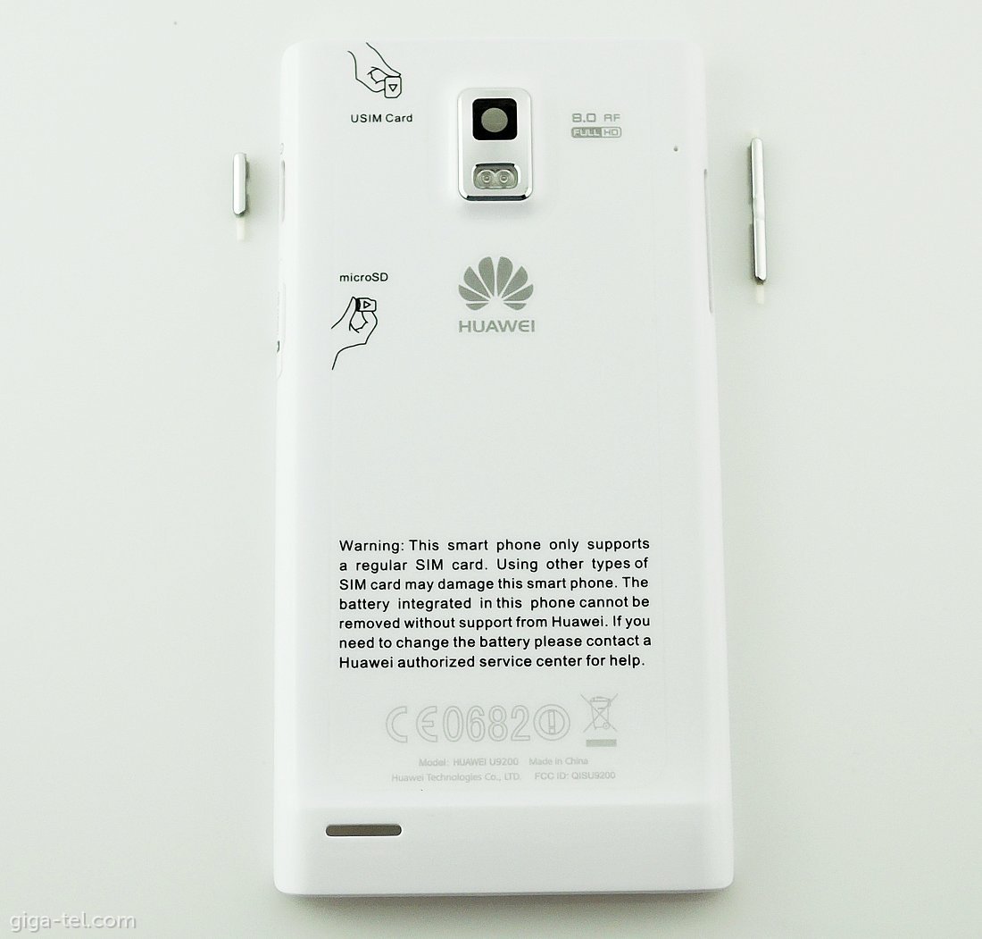 Huawei Ascend P1 battery cover white