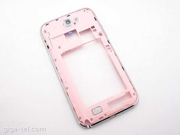 Samsung N7100 middle cover pink