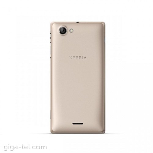 Sony Xperia J ST26i battery cover gold