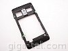 Samsung S7530 middle cover grey