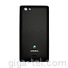 Sony Xperia Miro ST23i battery cover black