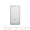 Sony Xperia Miro ST23i battery cover white