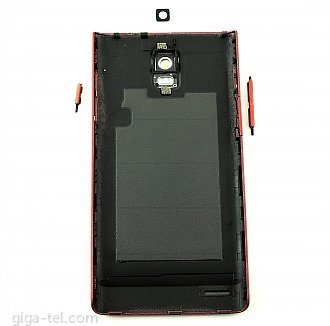 Huawei Ascend P1 battery cover red