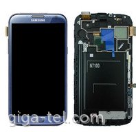 Samsung N7100 full LCD + touch blue