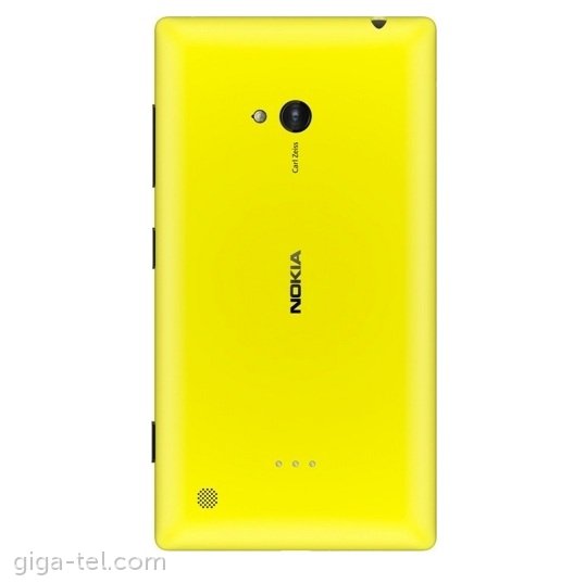 Nokia 720 back cover yellow