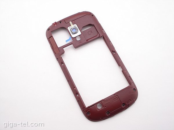 Samsung i8190 middle cover red