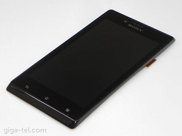 Sony Xperia J ST26i full front cover black SWAP