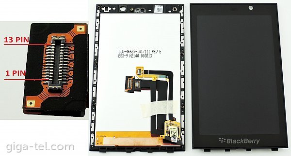 Blackberry Z10 LCD + dotyk 001/111 13pin